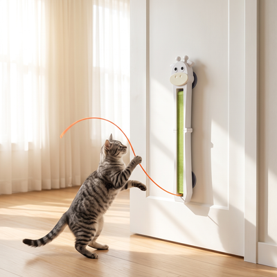 Moo Lasso — Wall-Mounted Interactive Cat Toy